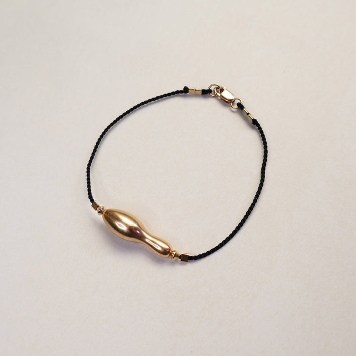 Savannah Black Cord Bracelet