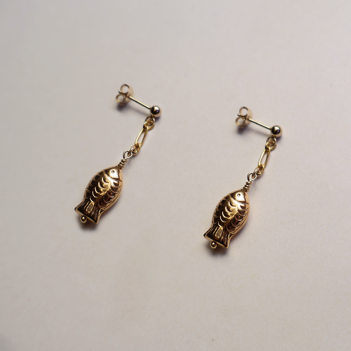 Gilded Marine Earrings