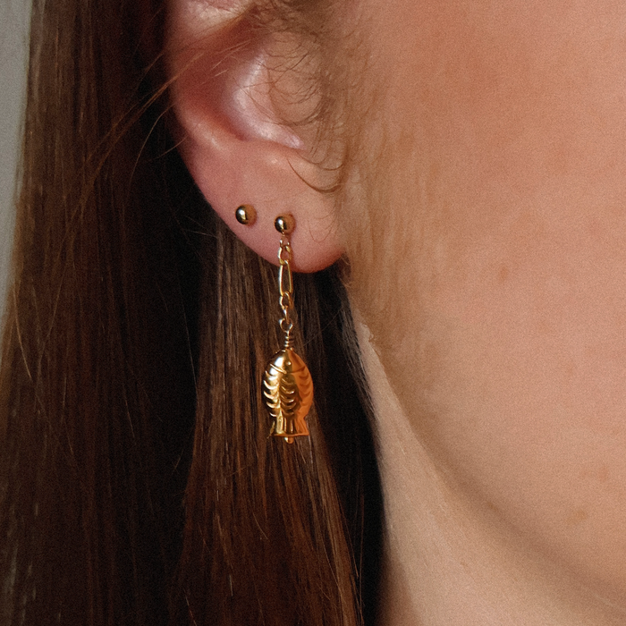 Gilded Marine Earrings