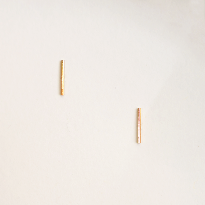 Line Stud Earrings